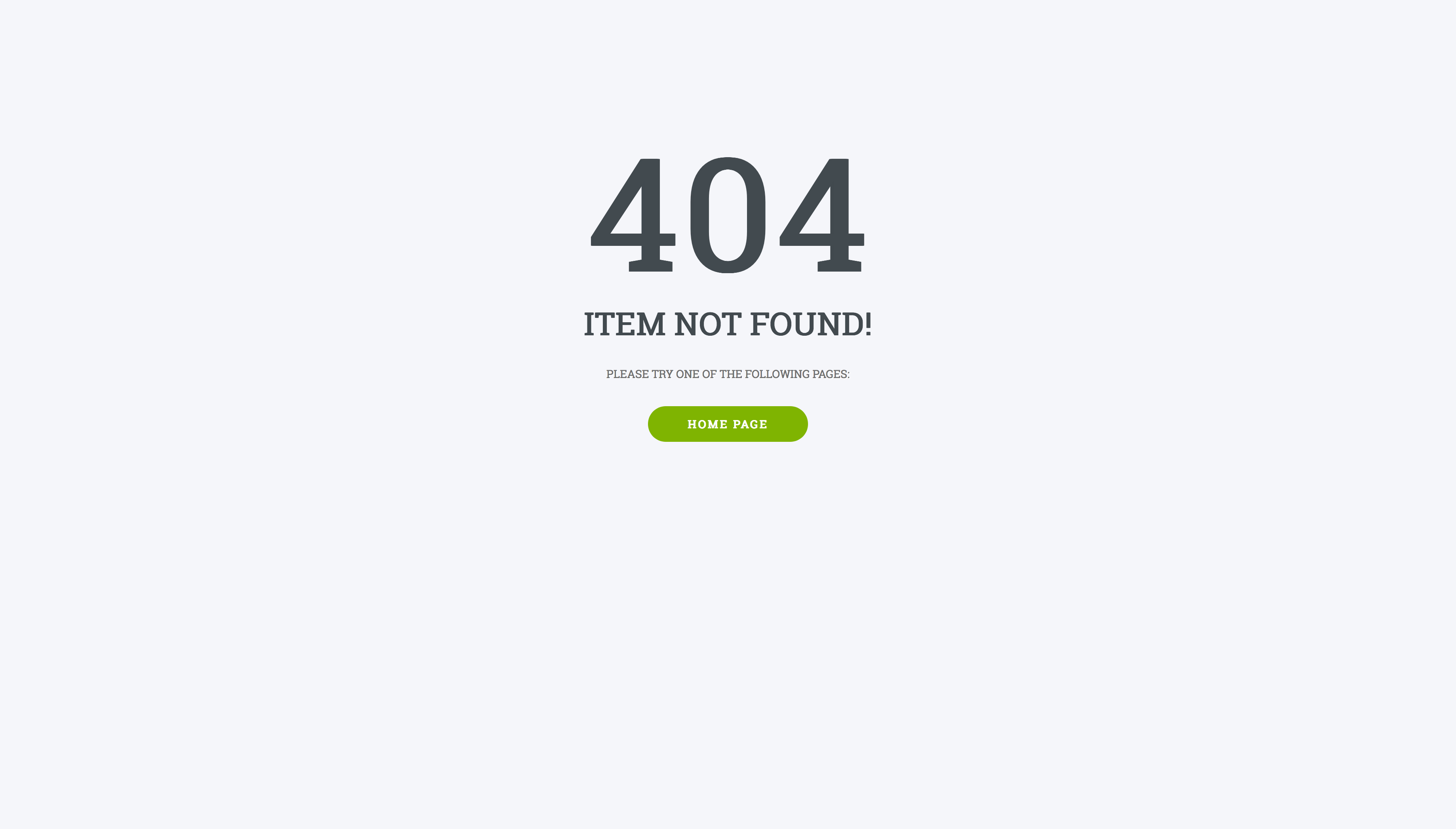 404 page